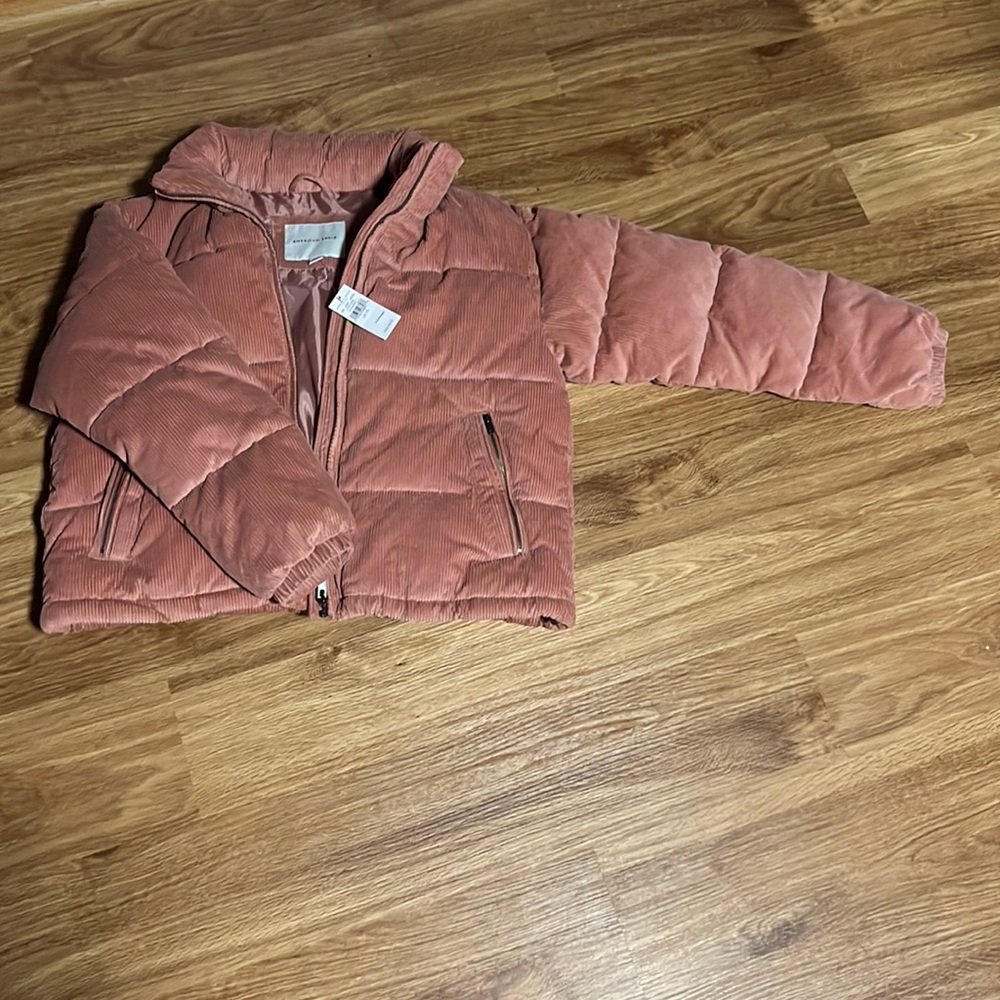 American eagle puffer jacket XS